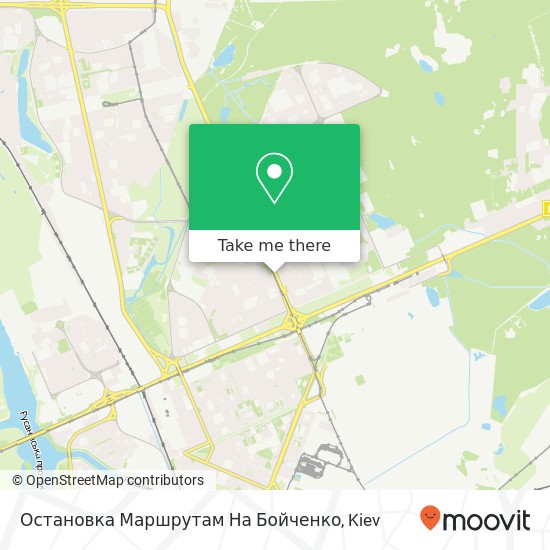 Остановка Маршрутам На Бойченко map