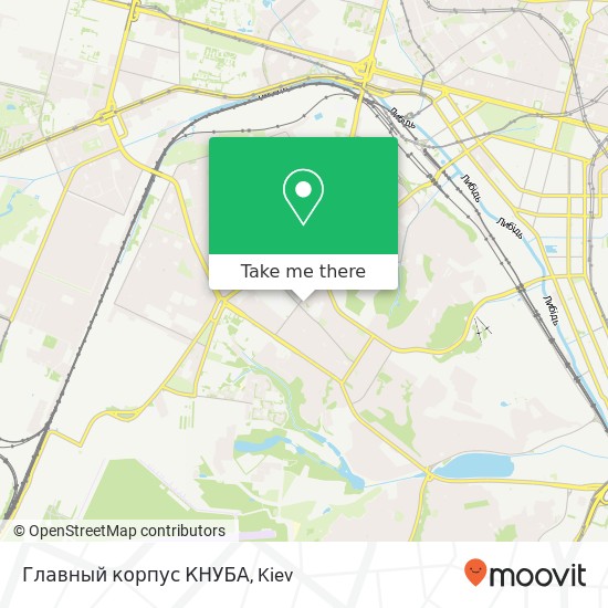 Главный корпус КНУБА map