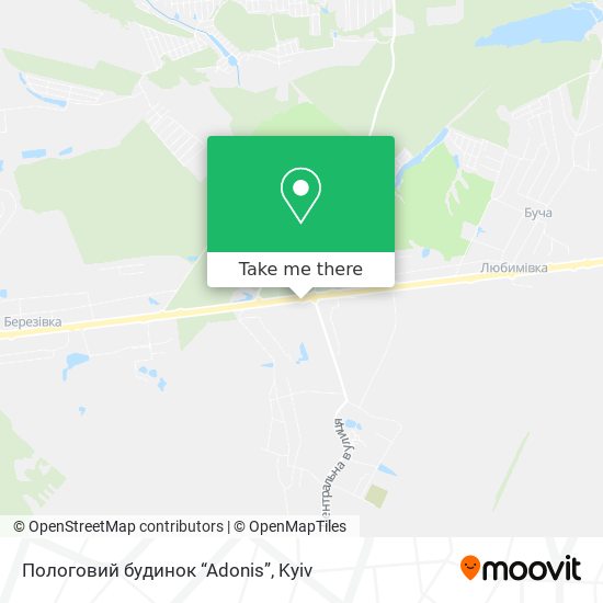 Пологовий будинок “Adonis” map