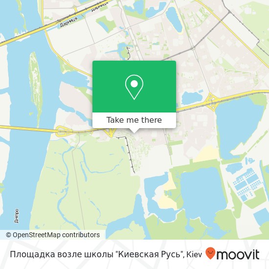 Площадка возле школы "Киевская Русь" map