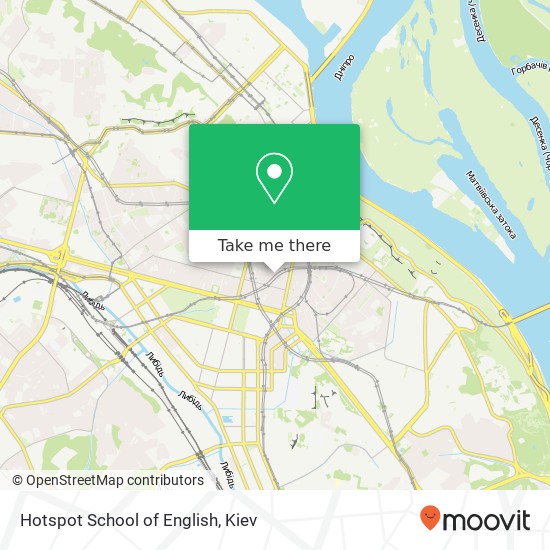 Карта Hotspot School of English