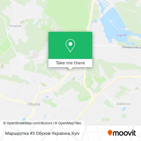 Маршрутка #3 Обухов-Українка map
