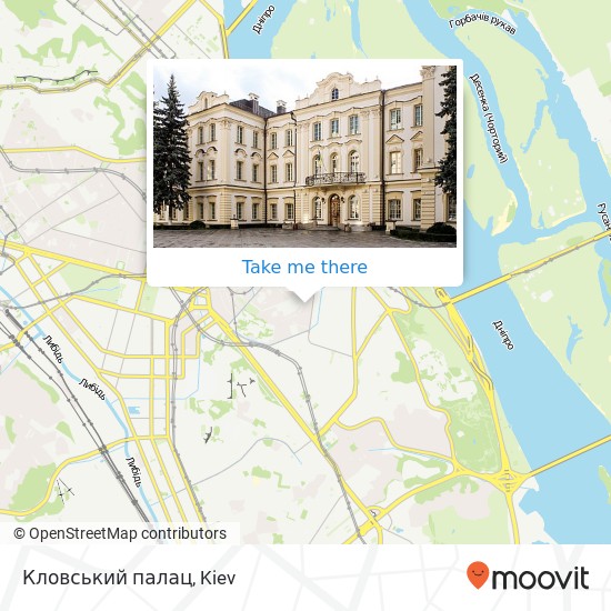 Кловський палац map