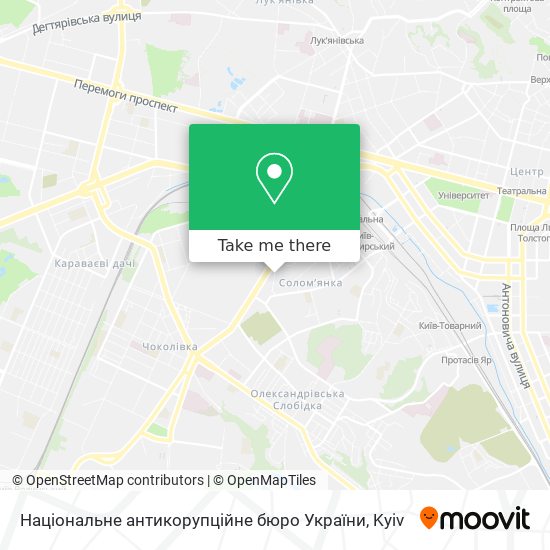 Національне антикорупційне бюро України map