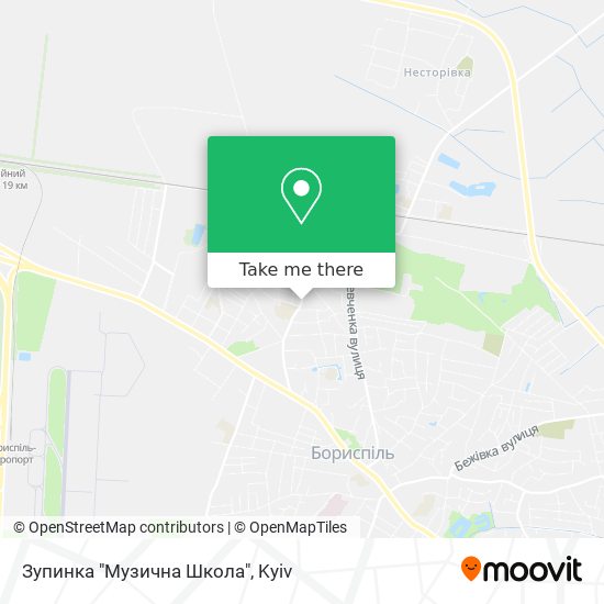 Зупинка "Музична Школа" map
