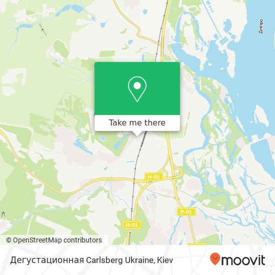 Дегустационная Carlsberg Ukraine map
