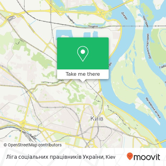 Ліга соціальних працівників України map