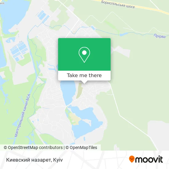 Карта Киевский назарет