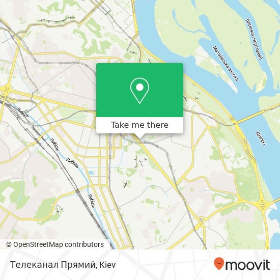 Телеканал Прямий map