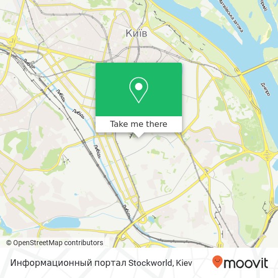 Информационный портал Stockworld map