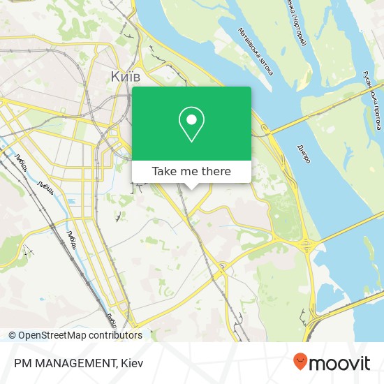 PM MANAGEMENT map