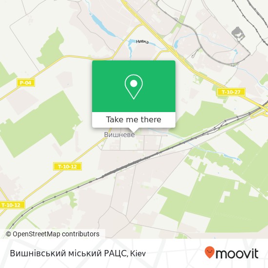 Карта Вишнівський міський РАЦС