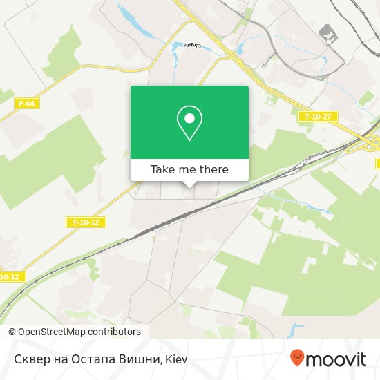 Сквер на Остапа Вишни map