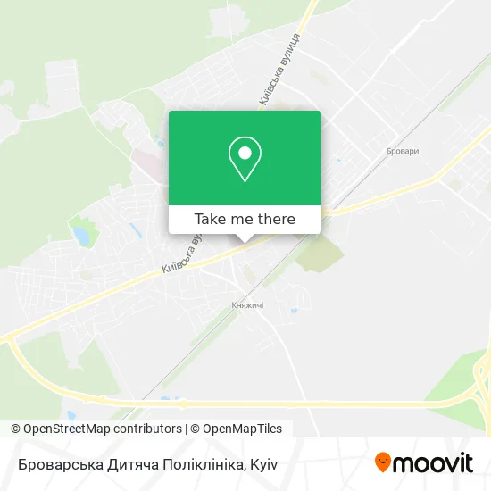 Броварська Дитяча Поліклініка map