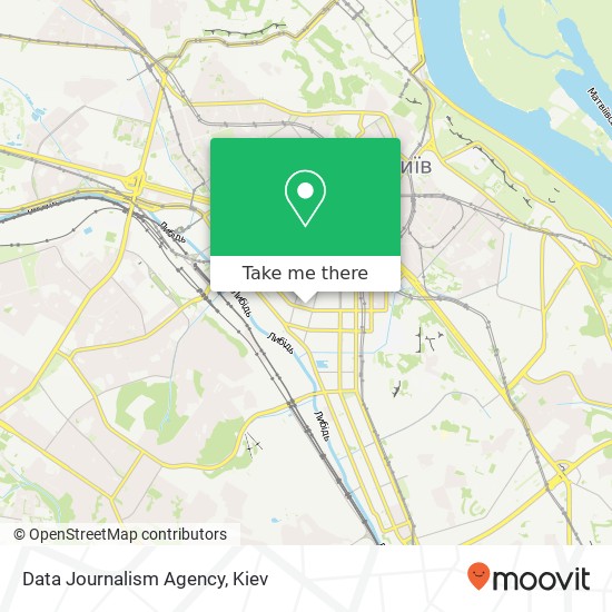 Карта Data Journalism Agency