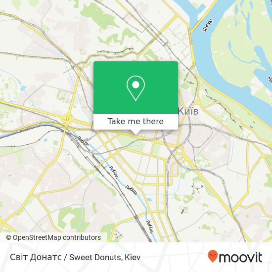 Світ Донатс / Sweet Donuts map