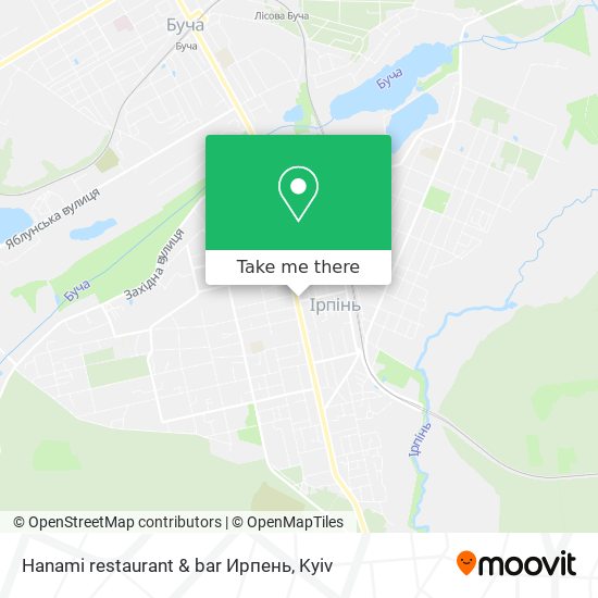 Hanami restaurant & bar Ирпень map