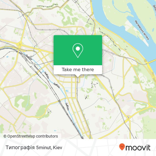 Типографія 5minut map