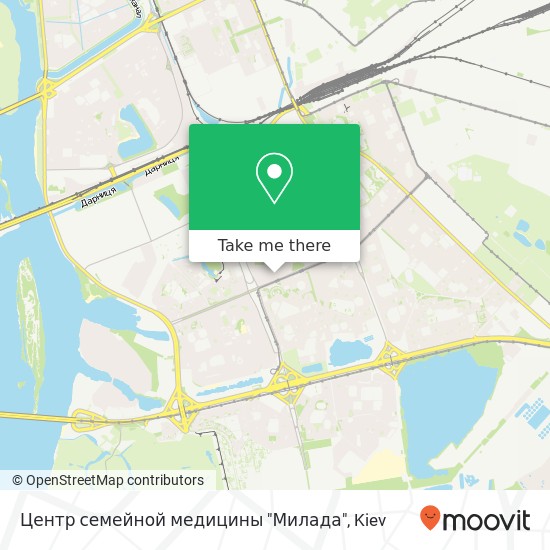 Центр семейной медицины "Милада" map