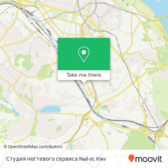 Карта Студия ногтевого сервиса Nail-st