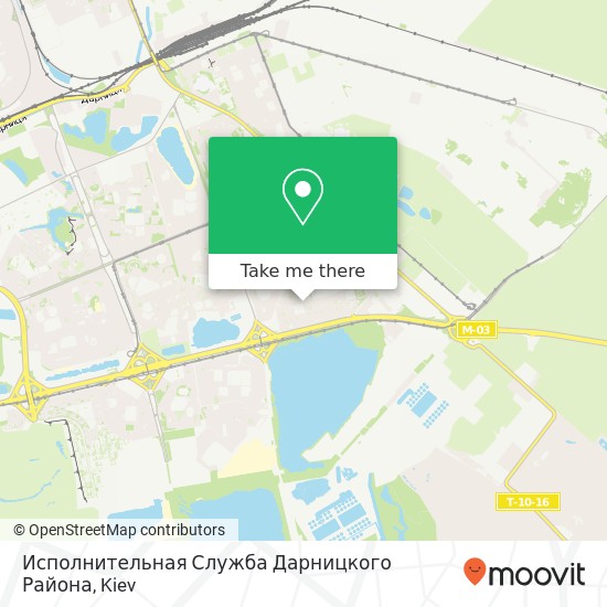 Исполнительная Служба Дарницкого Района map