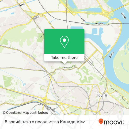 Візовий центр посольства Канади map