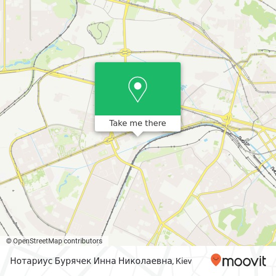 Нотариус Бурячек Инна Николаевна map