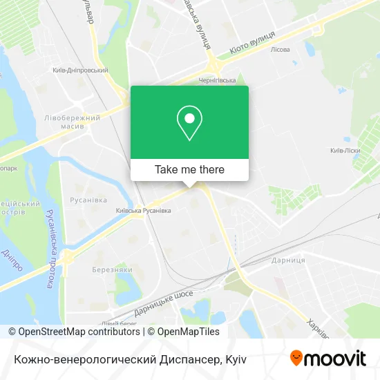 Карта Кожно-венерологический Диспансер