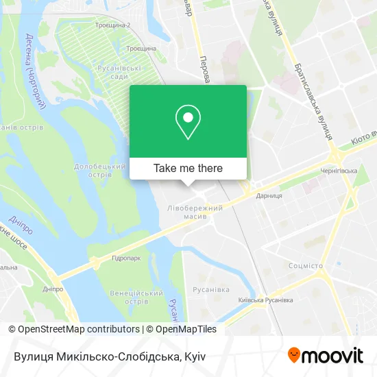 Вулиця Микільско-Слобідська map