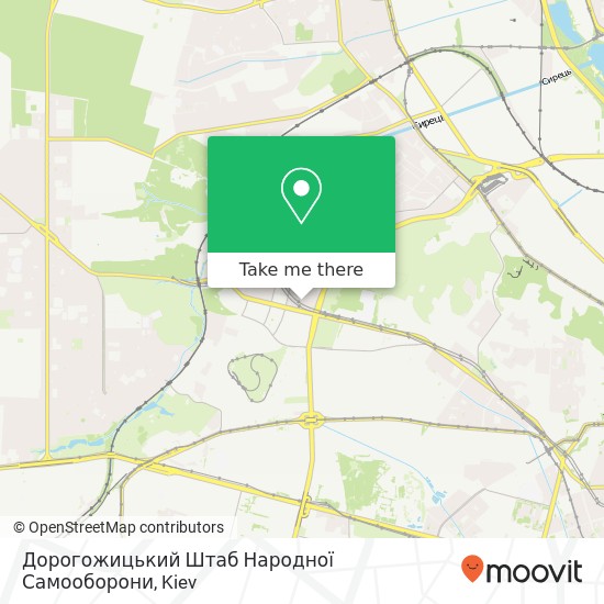 Дорогожицький Штаб Народної Самооборони map