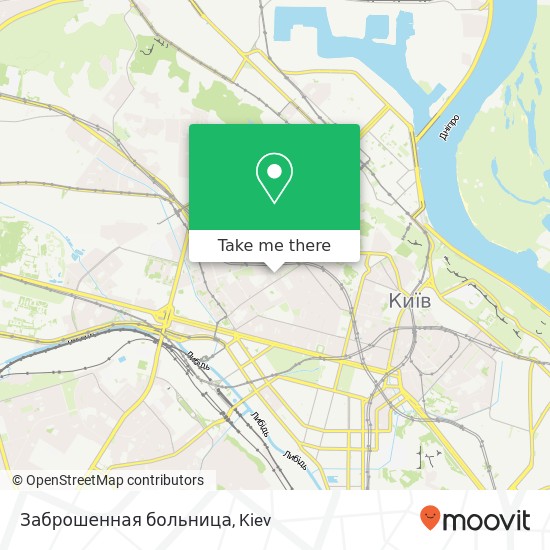 Заброшенная больница map