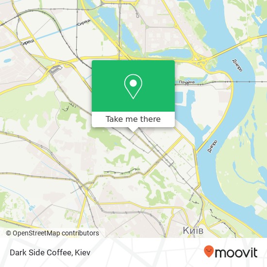 Dark Side Coffee map