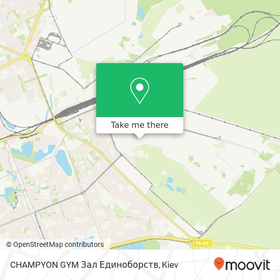 CHAMPYON GYM Зал Единоборств map