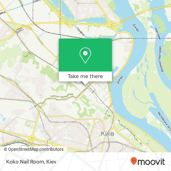 Koko Nail Room map