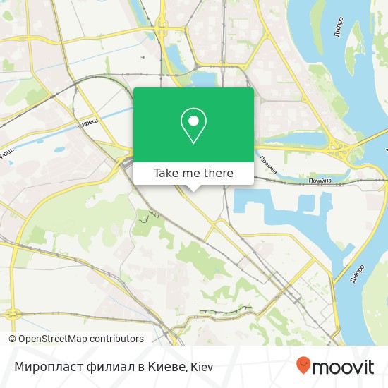 Карта Миропласт филиал в Киеве