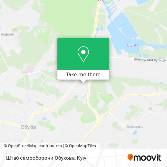 Штаб самооборони Обухова map