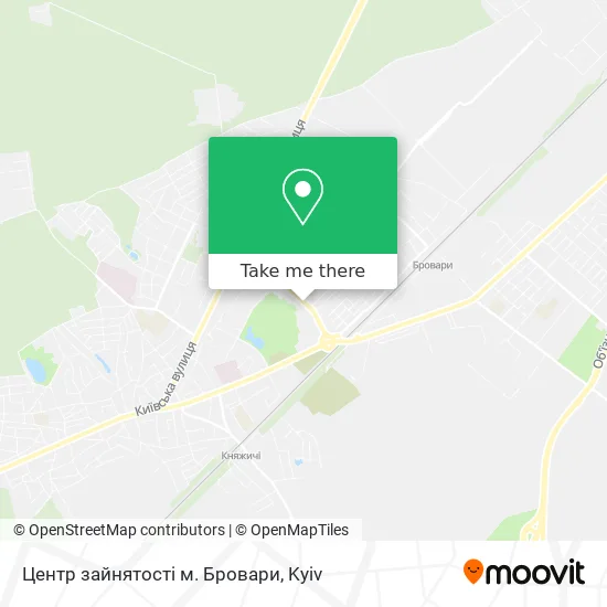 Центр зайнятості м. Бровари map