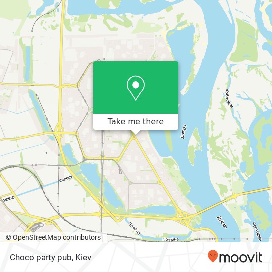 Choco party pub map