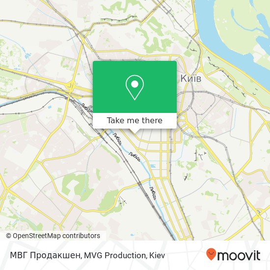 МВГ Продакшен, MVG Production map