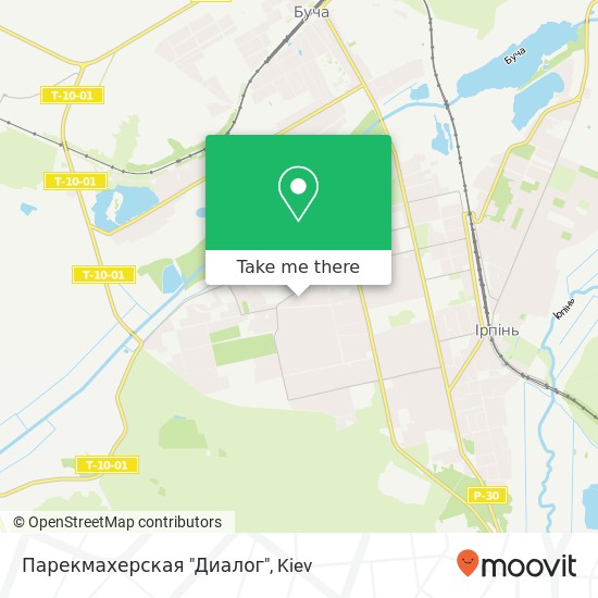 Карта Парекмахерская "Диалог"