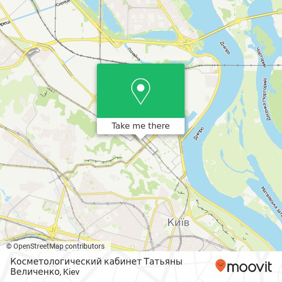 Косметологический кабинет Татьяны Величенко map