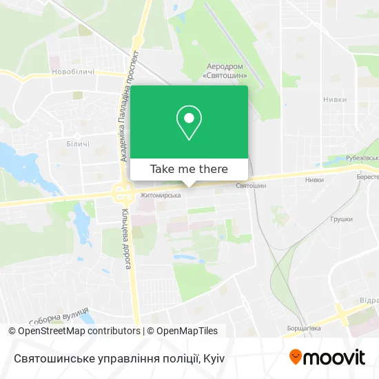 Святошинське управління поліції map