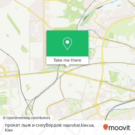 прокат лыж и сноубордов: naprokat.kiev.ua map