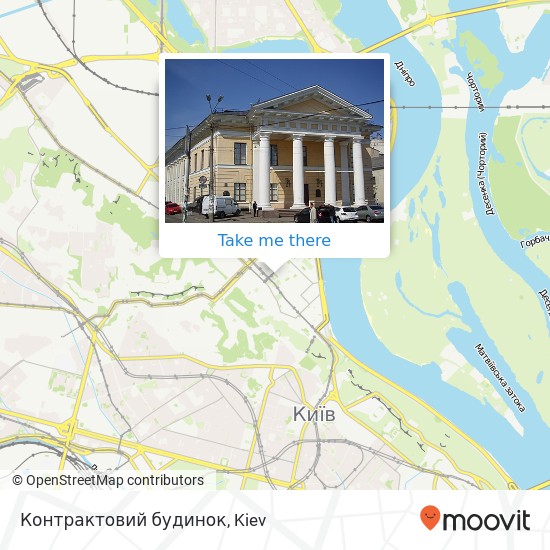 Контрактовий будинок map