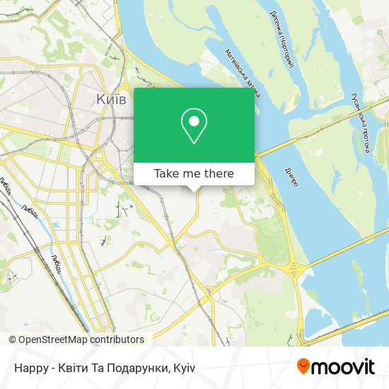 Happy - Квіти Та Подарунки map