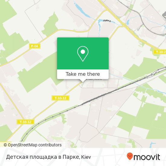 Детская площадка в Парке map