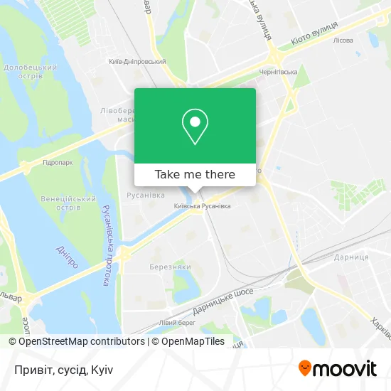 Карта Привіт, сусід