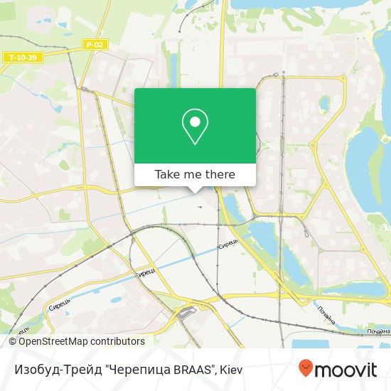 Изобуд-Трейд "Черепица  BRAAS" map