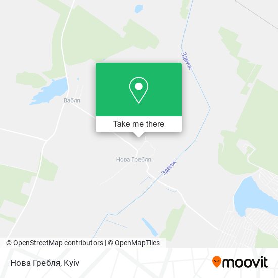 Нова Гребля map