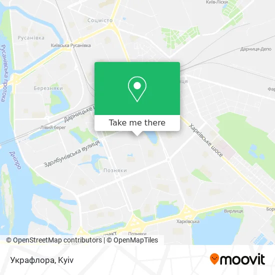 Украфлора map